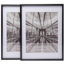 Matte Premium Metallicus 8 x 10" Metal Photo Frames (Set of 2)